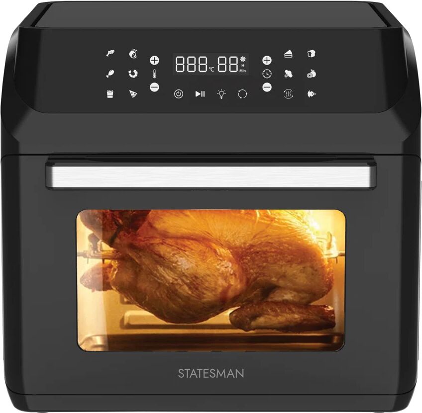 Statesman 15 LITRE 13-IN-1 DIGITAL AIR FRYER OVEN black 35.6 H x 38.0 W x 43.3 D cm