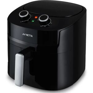 Netta Air Fryer 7.2l - Adjustable Temperature Control And Timer - Detachable Basket - Rapid Air Circulation - Healthier Oil-free Cooking At Home - 180 black 38.7 H x 31.9 W x 30.3 D cm