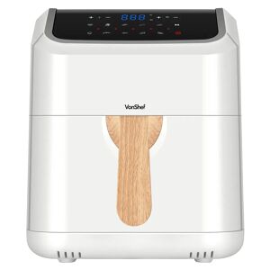 Vonshef Air Fryer 5l - Family Size, 10-in-1, Led Display, Healthy Oil-free Cooking, Nordic Design With Timer - Cream 32.0 H x 34.0 W x 27.0 D cm