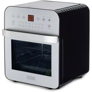 LIVIVO 12 L Digital Air Fryer black/gray 37.0 H x 31.5 W x 33.4 D cm