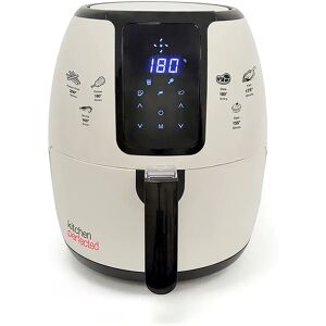 Kitchen Perfected Kitchenperfected 4.0Ltr Digi-Touch Air Fryer (Family Size) - Cream black/white 35.0 H x 25.0 W x 32.0 D cm