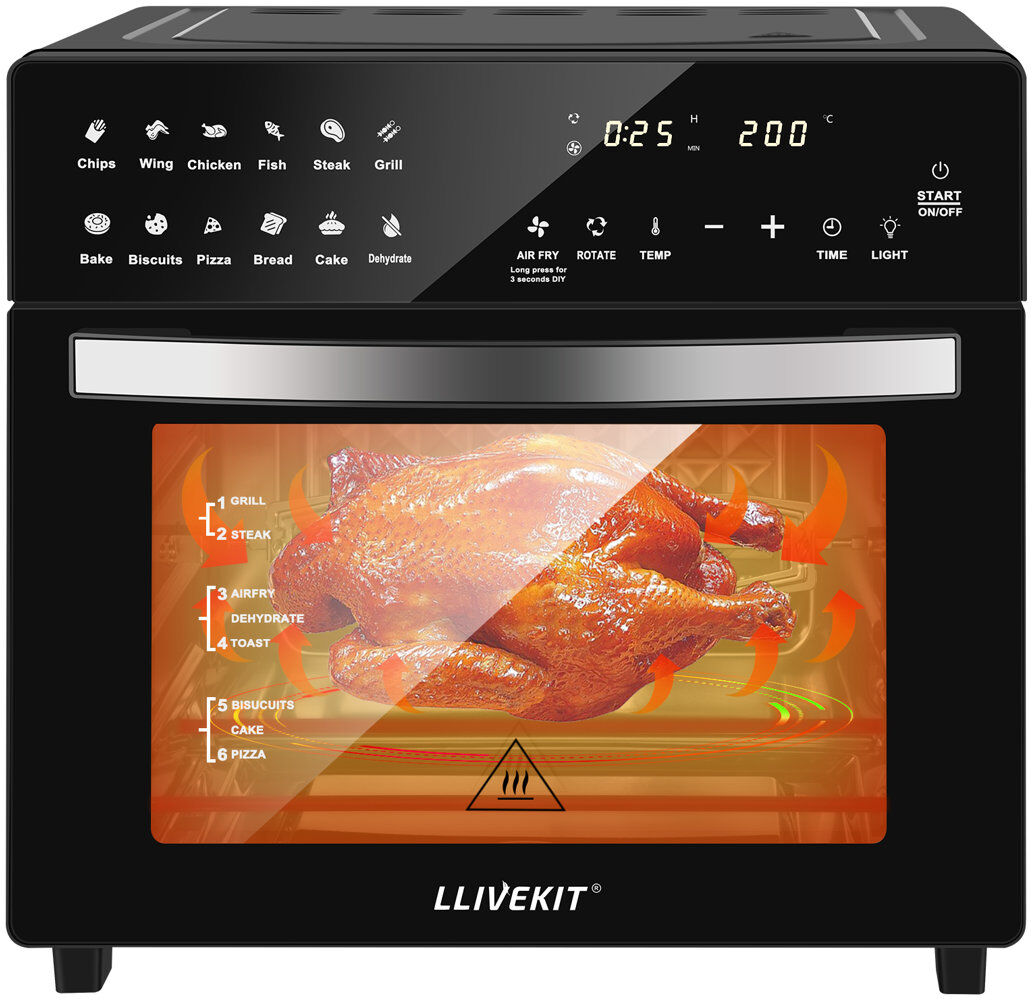 WOLTU 26 L Air Fryer Black 26L