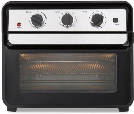 Tower 22 L Vortx Tower Air Fryer Oven with Rapid Air Circulation and 60 Min Timer, Black Tower  - Size: 29cm H X 27cm W X 115cm D Tower 22 L Vortx Tower Air Fryer Oven with Rapid Air Circulation and 60 Min Timer, Black Tower  - Size: 29cm H X 27cm W X 115cm D