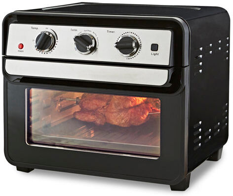 Tower 22 L Vortx Tower Air Fryer Oven with Rapid Air Circulation and 60 Min Timer, Black Tower  - Size: 38cm H X 32cm W X 33cm D Tower 22 L Vortx Tower Air Fryer Oven with Rapid Air Circulation and 60 Min Timer, Black Tower  - Size: 38cm H X 32cm W X 33cm D