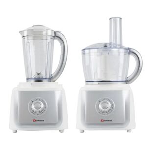 SQ Professional Blitz 2 in 1 Electric Food Processor with 10 speed setting white 47.0 H x 37.0 W x 30.0 D cm
