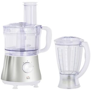 HOMCOM 1.5L Food Processor white 16.0 H x 20.5 W x 19.0 D cm