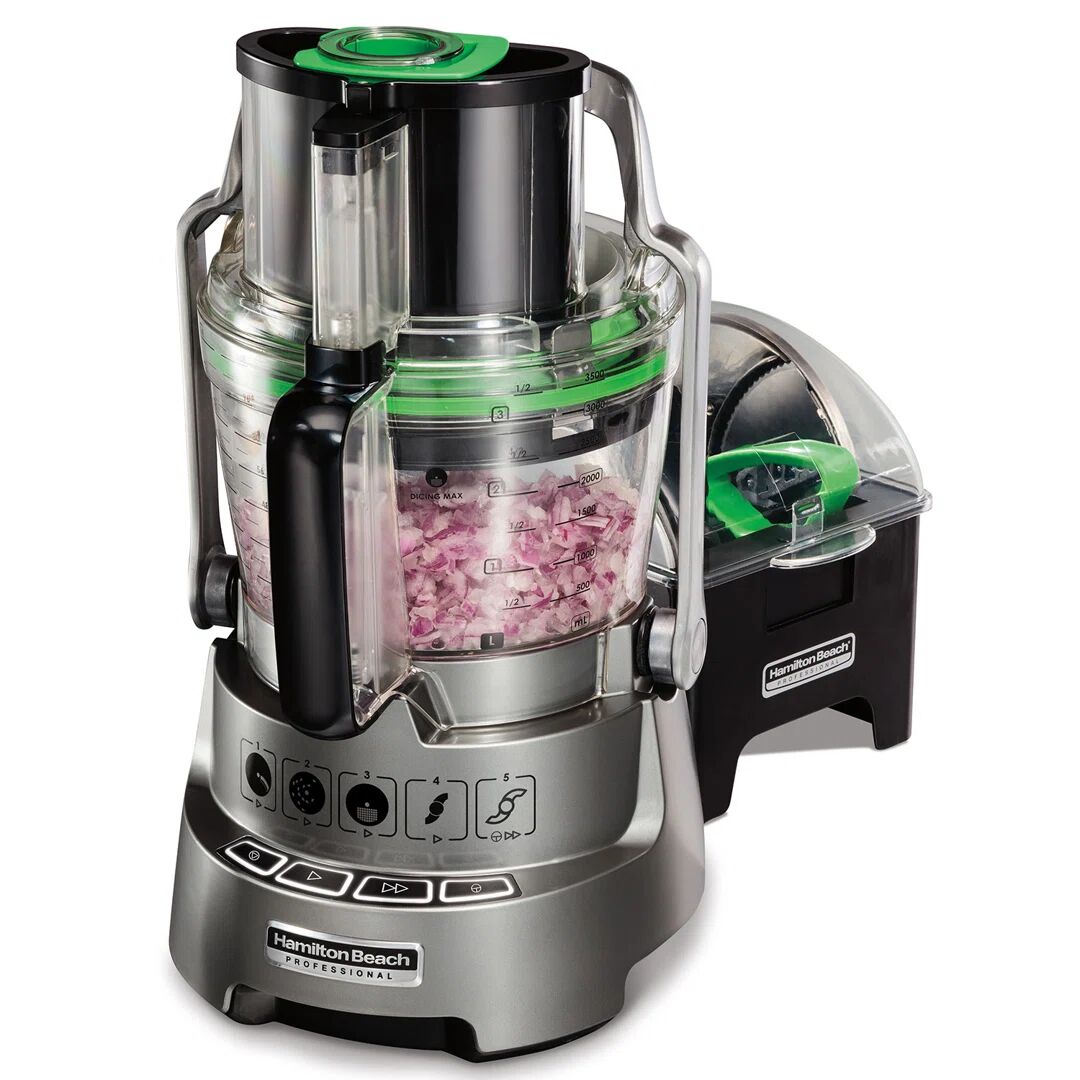 Hamilton Beach Professional Cup Dicing Food Processor 3.3Litres 43.2 H x 24.1 W x 30.5 D cm