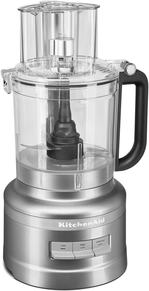 KitchenAid 3.1l Compact Food Processor. Chop, Shred, Slice, Dice Knead, Mix And Purée Contour Silver 3,100ml