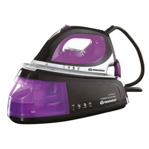 Daewoo 2400W Steam Station Iron with Automatic Shut-Off black/gray 28.6 H x 21.6 W x 40.5 D cm