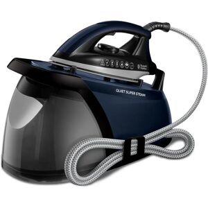 Russell Hobbs Quiet Super Steam 2400W Steam Generator with 7 Bar Pressure black/blue/gray 29.6 H x 41.0 W x 26.2 D cm