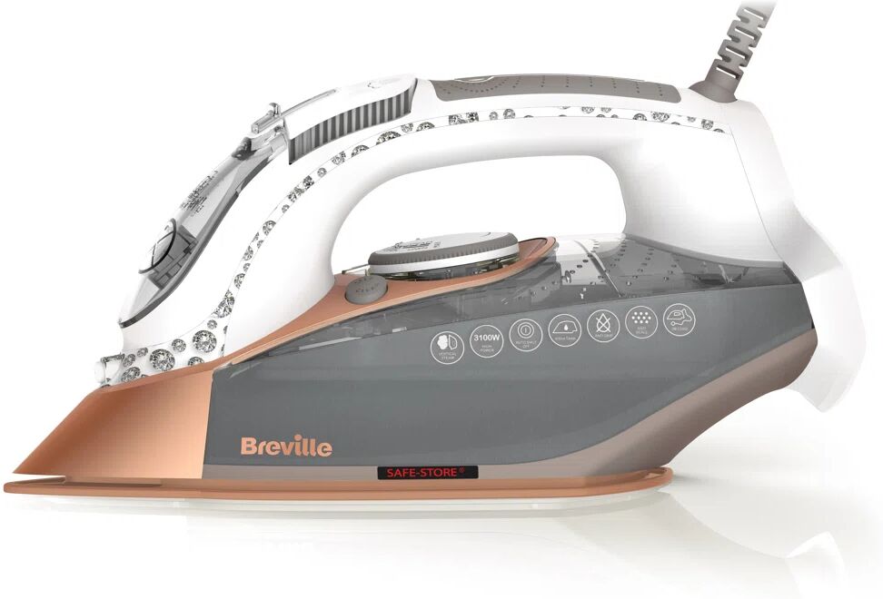 Breville DiamondXpress 3100W Steam Iron gray/white 15.0 H x 31.0 W x 13.7 D cm