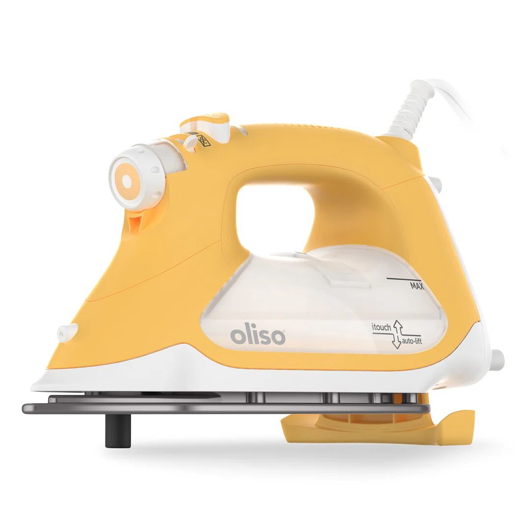 oliso 2400-Watt Smart Steam Iron with Auto Lift gray