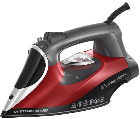 Russell Hobbs One Temperature Steam 2600W Iron Russell Hobbs  - Size: 92cm H X 20cm W X 20cm D Russell Hobbs One Temperature Steam 2600W Iron Russell Hobbs  - Size: 92cm H X 20cm W X 20cm D