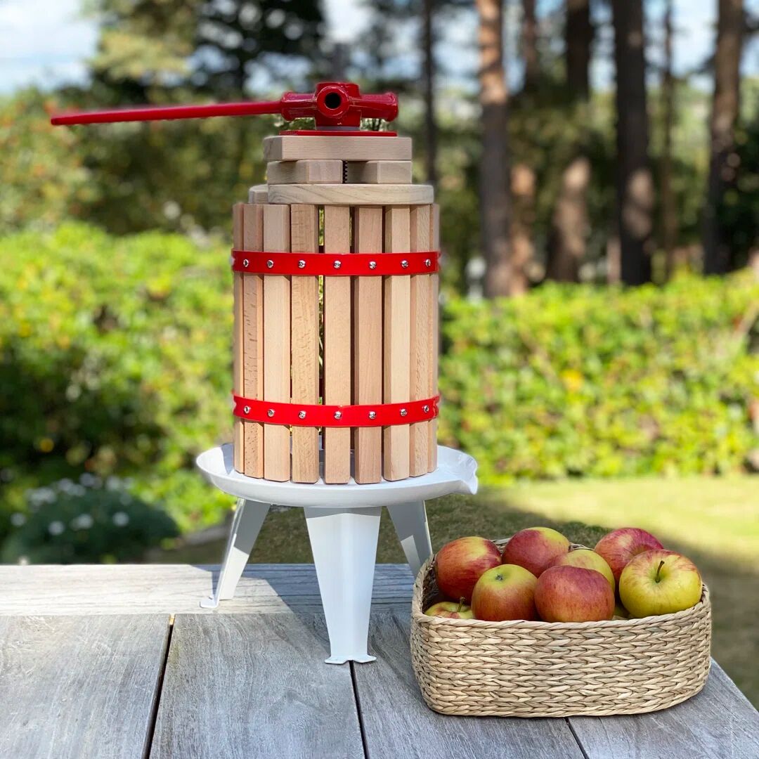 Selections Fruit and Apple Press Juicer red 50.0 H x 27.0 W x 27.0 D cm