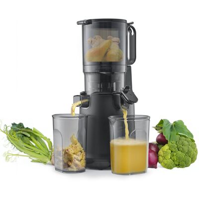 Caso Design 250W Electric Slow Masticating & Cold Press Juicer Black 1L Caso Design 250W Electric Slow Masticating & Cold Press Juicer Black 1L