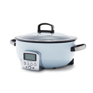 GreenPan Elite Non-Stick 5.6L black/blue/gray 35.0 H x 44.5 W x 21.5 D cm