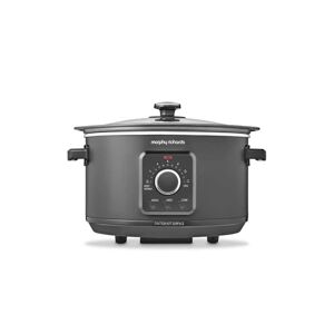 Morphy Richards Easy Time 6.5L Slow Cooker gray 26.0 H x 11.6 W x 37.0 D cm