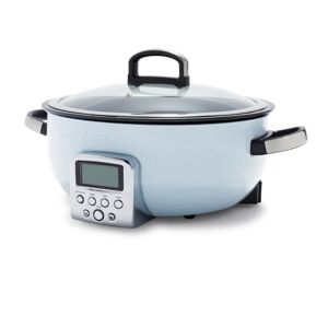 GreenPan Elite Non-Stick 5.6L black/blue/gray 35.0 H x 44.5 W x 21.5 D cm