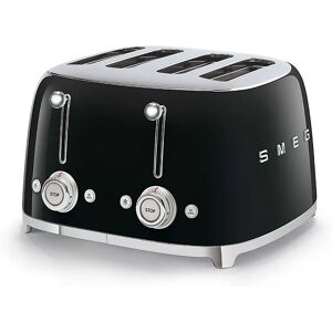 Smeg 50s Style Retro Four Slice Toaster black 19.8 H x 32.0 W x 33.0 D cm