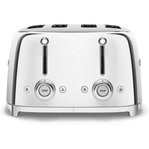 Smeg 50s Style Retro Four Slice Toaster gray 19.8 H x 32.0 W x 33.0 D cm