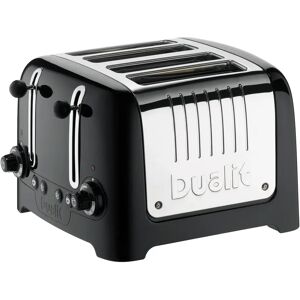 Dualit Lite 4 Slot Toaster, Bagel & Defrost Settings, 36mm Wide Slots black 20.0 H x 28.0 W x 31.0 D cm