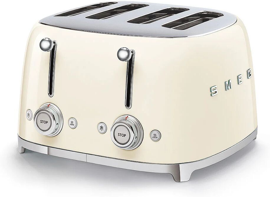 Smeg 50s Style Retro Four Slice Toaster 19.8 H x 32.0 W x 33.0 D cm