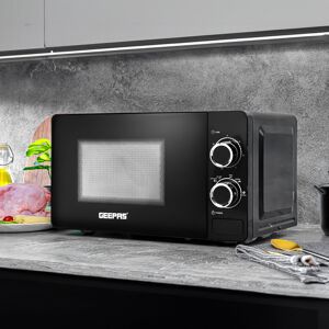 Geepas 1.5L Electric Kettle, 4 Slice Toaster & 20L Microwave Set Glossy Black 4 - Slice