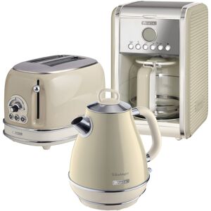Ariete ARPK7 Retro Style Jug Kettle, 2 Slice Toaster and Filter Coffee Machine - Kitchen Appliances Ariete ARPK7 Retro Style Jug Kettle, 2 Slice Toaster and Filter Coffee Machine - Kitchen Appliances