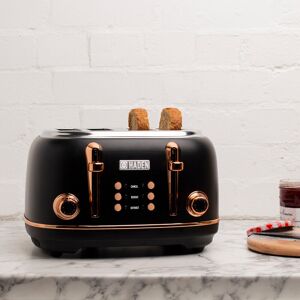 HADEN Heritage Slice Toaster Black & Copper HADEN Heritage Slice Toaster Black & Copper