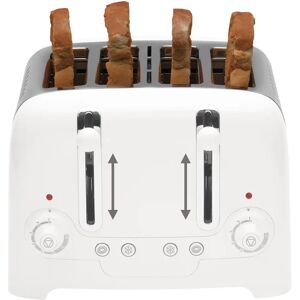 Dualit 4 Slice Lite Toaster White 20.0 H x 28.0 W x 31.0 D cm