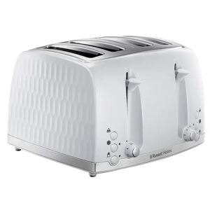 Russell Hobbs Honeycomb 4 Slice Toaster white 19.9 H x 29.0 W x 27.5 D cm