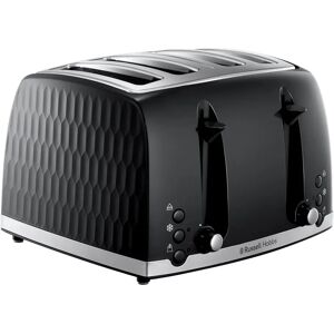 Russell Hobbs Honeycomb 4 Slice Toaster black 19.9 H x 29.0 W x 27.5 D cm