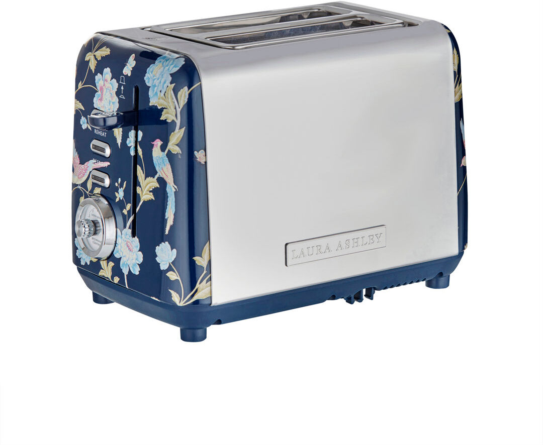 VQ Laura Ashley 2 Slice Elveden Toaster Navy Blue 2 - Slice