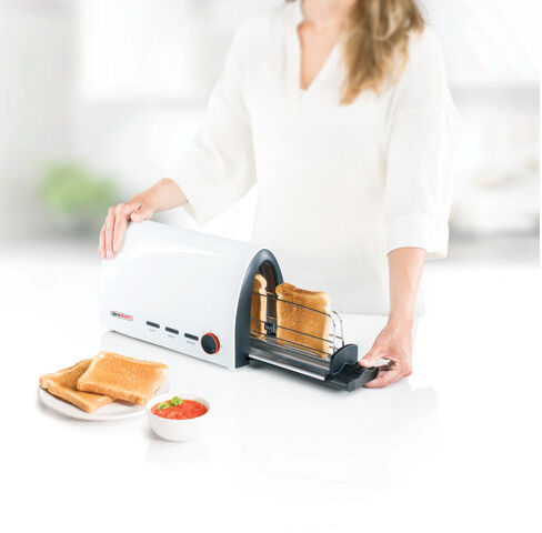 Smart Worldwide Modern 2 Slice Tunnel Toaster Smart Worldwide  - Size: Mini Smart Worldwide Modern 2 Slice Tunnel Toaster Smart Worldwide  - Size: Mini