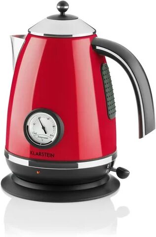 Klarstein Aquavita Chalet 1.7 L Stainless Steel Electric Kettle Klarstein Colour: Red  - Size: 50cm H X 35cm W X 35cm D Klarstein Aquavita Chalet 1.7 L Stainless Steel Electric Kettle Klarstein Colour: Red  - Size: 50cm H X 35cm W X 35cm D