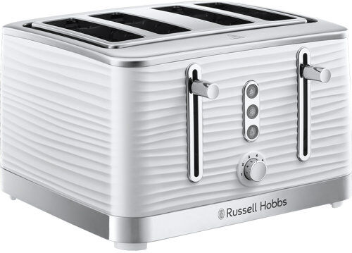 Russell Hobbs 4 Slice Toaster Russell Hobbs Colour: White  - Size: 123cm H X 70cm W X 24cm D Russell Hobbs 4 Slice Toaster Russell Hobbs Colour: White  - Size: 123cm H X 70cm W X 24cm D