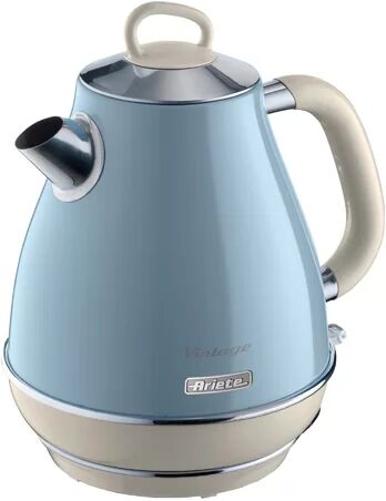 Ariete 1.7L Stainless Steel Electric Kettle Ariete Colour: Blue  - Size: 51cm H X 43cm -68cm W X 11cm -70cm D