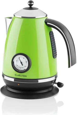 Klarstein Aquavita Chalet 1.7 L Stainless Steel Electric Kettle Klarstein Colour: Green  - Size: 220cm W X 220cm D Klarstein Aquavita Chalet 1.7 L Stainless Steel Electric Kettle Klarstein Colour: Green  - Size: 220cm W X 220cm D