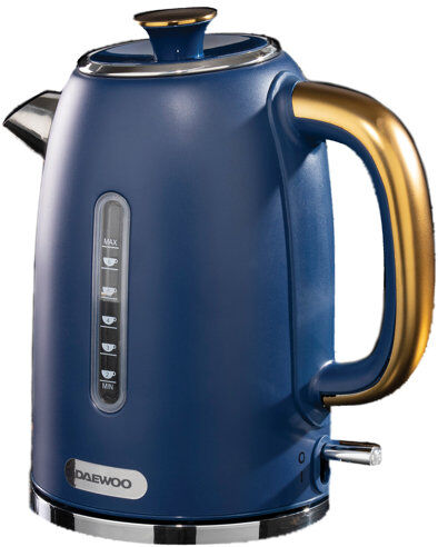 Daewoo Astoria 1.7L Stainless Steel Electric Kettle Daewoo Colour: Blue Daewoo Astoria 1.7L Stainless Steel Electric Kettle Daewoo Colour: Blue