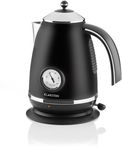 Klarstein Aquavita Chalet 1.7 L Stainless Steel Electric Kettle Klarstein Colour: Black  - Size: 50cm H X 60cm W X 50cm D Klarstein Aquavita Chalet 1.7 L Stainless Steel Electric Kettle Klarstein Colour: Black  - Size: 50cm H X 60cm W X 50cm D