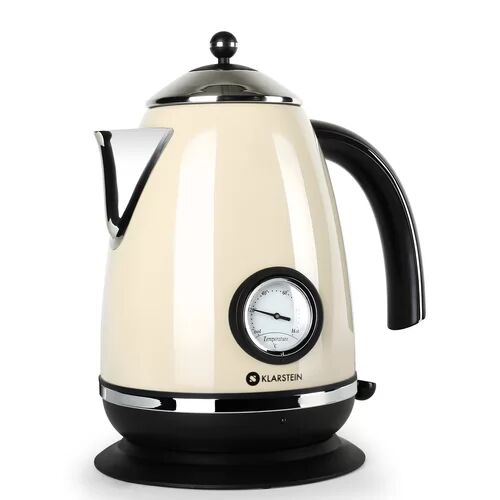 Klarstein Aquavita Chalet 1.7 L Stainless Steel Electric Kettle Klarstein Colour: Cream  - Size: Rectangle 90 x 150cm