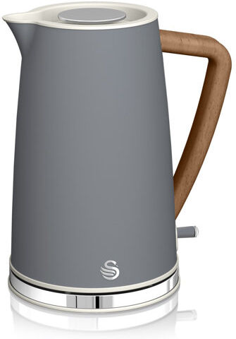 Swan Nordic 1.7L Plastic Electric Kettle Swan Colour: Grey Swan Nordic 1.7L Plastic Electric Kettle Swan Colour: Grey