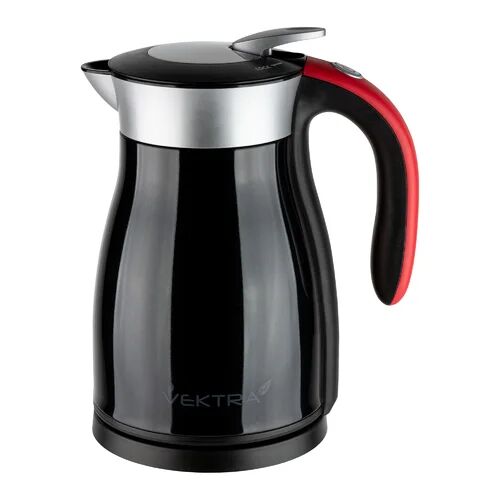 Vektra Vacuum Insulated Eco Friendly Stainless Steel Electric Kettle Vektra Colour: Black, Capacity: 1.59 Quarts  - Size: 29cm H X 24cm W X 22cm D Vektra Vacuum Insulated Eco Friendly Stainless Steel Electric Kettle Vektra Colour: Black, Capacity: 1.59 Quarts  - Size: 29cm H X 24cm W X 22cm D
