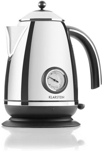 Klarstein Aquavita Chalet 1.7 L Stainless Steel Electric Kettle Klarstein Colour: Silver  - Size: 200cm W X 200cm D Klarstein Aquavita Chalet 1.7 L Stainless Steel Electric Kettle Klarstein Colour: Silver  - Size: 200cm W X 200cm D