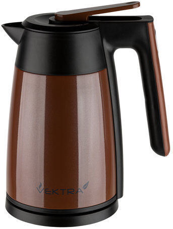 Vektra Environmentally Eco Friendly 1.7L Stainless Steel Electric Kettle Vektra Colour: Brown  - Size: 8.5cm H x 30cm W x 30cm D Vektra Environmentally Eco Friendly 1.7L Stainless Steel Electric Kettle Vektra Colour: Brown  - Size: 8.5cm H x 30cm W x 30cm D
