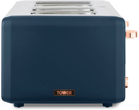 Tower Cavaletto 4 Slice Toaster Tower Finish: Midnight Blue 30cm H X 23cm W X 31cm D Tower Cavaletto 4 Slice Toaster Tower Finish: Midnight Blue 30cm H X 23cm W X 31cm D