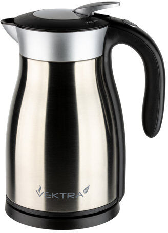 Vektra Vacuum Insulated Eco Friendly Stainless Steel Electric Kettle Vektra Colour: Stainless Steel, Capacity: 1.27 Quarts  - Size: 25cm H X 19cm W X 19cm D Vektra Vacuum Insulated Eco Friendly Stainless Steel Electric Kettle Vektra Colour: Stainless Steel, Capacity: 1.27 Quarts  - Size: 25cm H X 19cm W X 19cm D