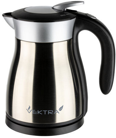 Vektra Vacuum Insulated Eco Friendly Stainless Steel Electric Kettle Vektra Colour: Stainless Steel, Capacity: 1.8 Quarts  - Size: 24cm H X 23cm W X 20cm D Vektra Vacuum Insulated Eco Friendly Stainless Steel Electric Kettle Vektra Colour: Stainless Steel, Capacity: 1.8 Quarts  - Size: 24cm H X 23cm W X 20cm D