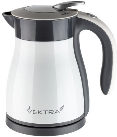 Vektra Vacuum Insulated Eco Friendly Stainless Steel Electric Kettle Vektra Colour: White, Capacity: 1.8 Quarts  - Size: Large Vektra Vacuum Insulated Eco Friendly Stainless Steel Electric Kettle Vektra Colour: White, Capacity: 1.8 Quarts  - Size: Large
