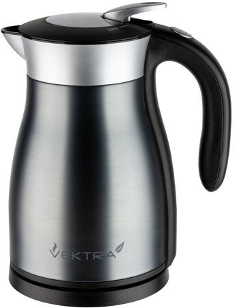 Vektra Vacuum Insulated Eco Friendly Stainless Steel Electric Kettle Vektra Colour: Silver, Capacity: 1.59 Quarts  - Size: 146cm H X 64cm W X 64cm D Vektra Vacuum Insulated Eco Friendly Stainless Steel Electric Kettle Vektra Colour: Silver, Capacity: 1.59 Quarts  - Size: 146cm H X 64cm W X 64cm D